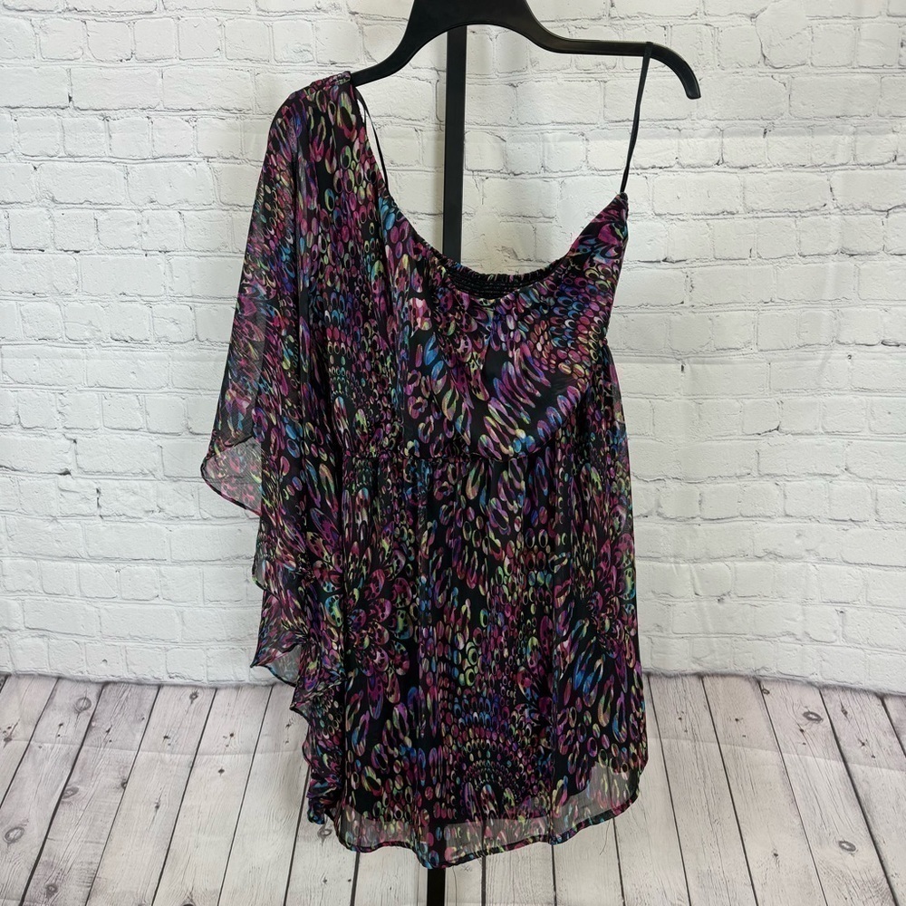 Lily Rose One Shoulder Dress - Multicolor